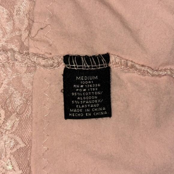 Deb Sequin Lace Cami Light Pink Size Medium Trashy Y2k Trendy Summer Boho Chic - Picture 4 of 8